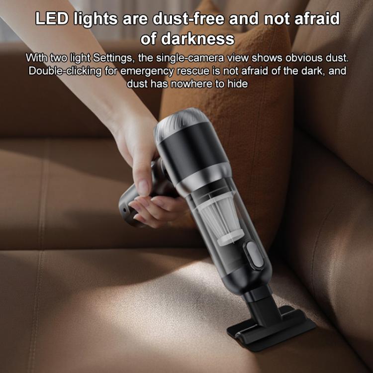 Aspirapolvere portatile SUITU con funzione soffiante e aspirazione combinata, display LED e sistema senza spazzole, One Touch Dustbin Emptying, Long Dust Collection Bin