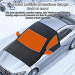 SUITU ST-3959 Copertura magnetica per parabrezza anteriore in tessuto Oxford rinforzato con protezione da neve e sole per auto