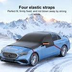SUITU ST-3959 Copertura magnetica per parabrezza anteriore in tessuto Oxford rinforzato con protezione da neve e sole per auto
