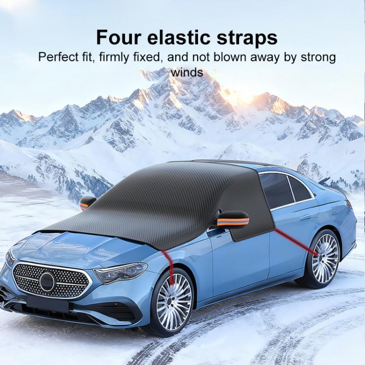 SUITU ST-3959 Copertura magnetica per parabrezza anteriore in tessuto Oxford rinforzato con protezione da neve e sole per auto