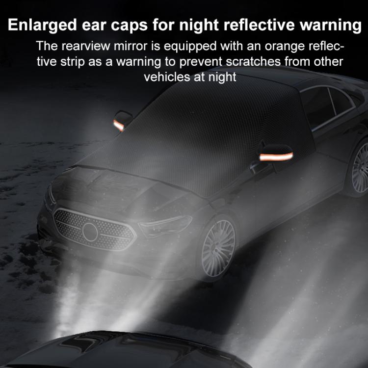 SUITU ST-3959 Copertura magnetica per parabrezza anteriore in tessuto Oxford rinforzato con protezione da neve e sole per auto