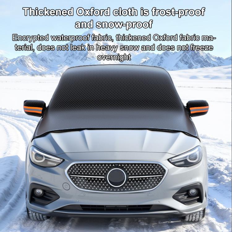SUITU ST-3959 Copertura magnetica per parabrezza anteriore in tessuto Oxford rinforzato con protezione da neve e sole per auto