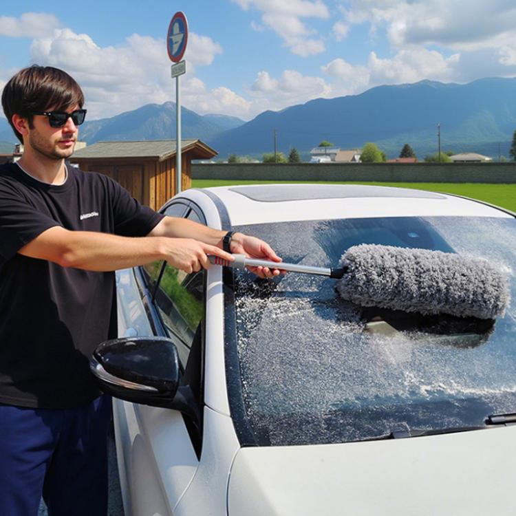 SUITU LS-447 Spazzola retrattile in microfibra per la pulizia e la ceratura dell'auto