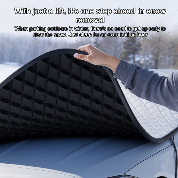 Pellicola alluminizzata per auto SUITU ST-4019, antigelo, neve e protezione UV, copertura per mezza auto, Universal SUV Model, Universal Thickened SUV Model, Universal Hatchback, Universal Sedan, Universal Thickened Sedan
