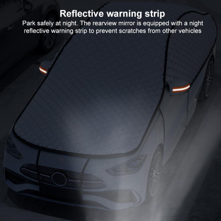 Pellicola alluminizzata per auto SUITU ST-4019, antigelo, neve e protezione UV, copertura per mezza auto, Universal SUV Model, Universal Thickened SUV Model, Universal Hatchback, Universal Sedan, Universal Thickened Sedan