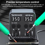 Stazione di saldatura a doppia stazione intelligente a temperatura costante MECHANIC A210 Max, US Plug, EU Plug