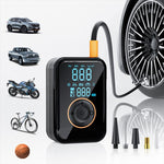 SUITU ST-5535B Pompa d'aria per auto wireless con display digitale da 4000 mAh, gonfiatore elettrico intelligente per pneumatici