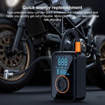 SUITU ST-5535B Pompa d'aria per auto wireless con display digitale da 4000 mAh, gonfiatore elettrico intelligente per pneumatici