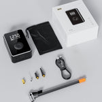 SUITU RT-601B Pompa d'aria per auto portatile elettrica con display digitale wireless e gonfiatore per pneumatici.
