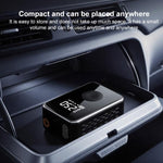 SUITU RT-601B Pompa d'aria per auto portatile elettrica con display digitale wireless e gonfiatore per pneumatici.