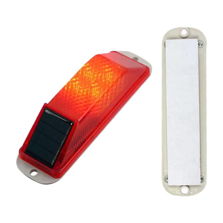 Luce di segnalazione notturna a LED lampeggiante ad energia solare, Double-sided Tape, Screw