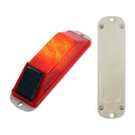 Luce di segnalazione notturna a LED lampeggiante ad energia solare, Double-sided Tape, Screw