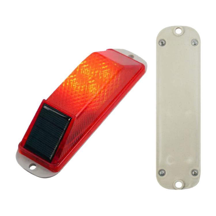 Luce di segnalazione notturna a LED lampeggiante ad energia solare, Double-sided Tape, Screw
