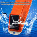 Luce di segnalazione notturna a LED lampeggiante ad energia solare, Double-sided Tape, Screw