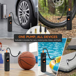 SUITU ST-5543 Pompa ad aria elettrica per pneumatici con display digitale wireless e funzione di gonfiaggio pneumatici, 4000mAh, 4500mAh