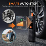 SUITU ST-5543 Pompa ad aria elettrica per pneumatici con display digitale wireless e funzione di gonfiaggio pneumatici, 4000mAh, 4500mAh