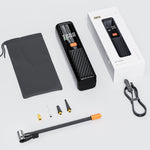 SUITU ST-5543 Pompa ad aria elettrica per pneumatici con display digitale wireless e funzione di gonfiaggio pneumatici, 4000mAh, 4500mAh