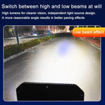 Doppia luce di lavoro a LED USB per emergenza, per alloggiamento batteria Dayi, 3 inch Round High Beam, 4 inch Square High Beam, 5 inch Square High and Low Beam, 8 inch Square High and Low Beam, 10 inch Square High and Low Beam