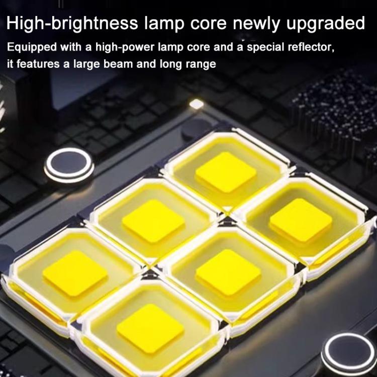 Doppia luce di lavoro a LED USB per emergenza, per alloggiamento batteria Dayi, 3 inch Round High Beam, 4 inch Square High Beam, 5 inch Square High and Low Beam, 8 inch Square High and Low Beam, 10 inch Square High and Low Beam