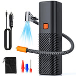 SUITU ST-5547 Pompa di gonfiaggio auto portatile con manometro a lancetta, alimentazione a corrente continua, 12V.