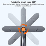 SUITU ST-3984 Pala da neve multifunzione con rotazione a 360 gradi, staccabile e retrattile, spazzola da neve