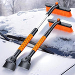 SUITU ST-3984 Pala da neve multifunzione con rotazione a 360 gradi, staccabile e retrattile, spazzola da neve