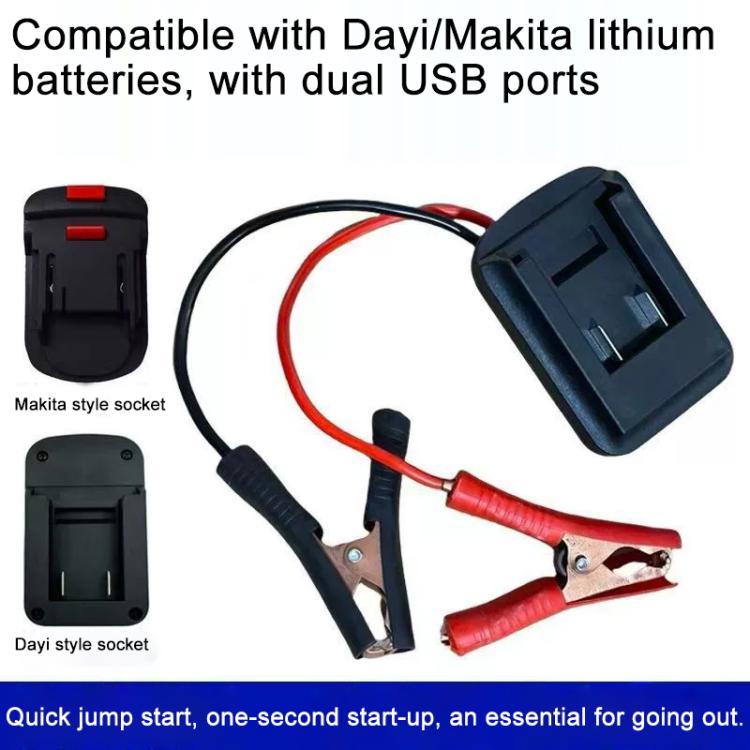 Alimentatore di emergenza per batteria al litio per auto, For Dayi, For Makita