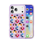 Cover per telefono con motivo a cuori rossi e cristalli scintillanti, For iPhone 18 Pro / 17 Pro, For iPhone 18 Pro Max / 17 Pro Max