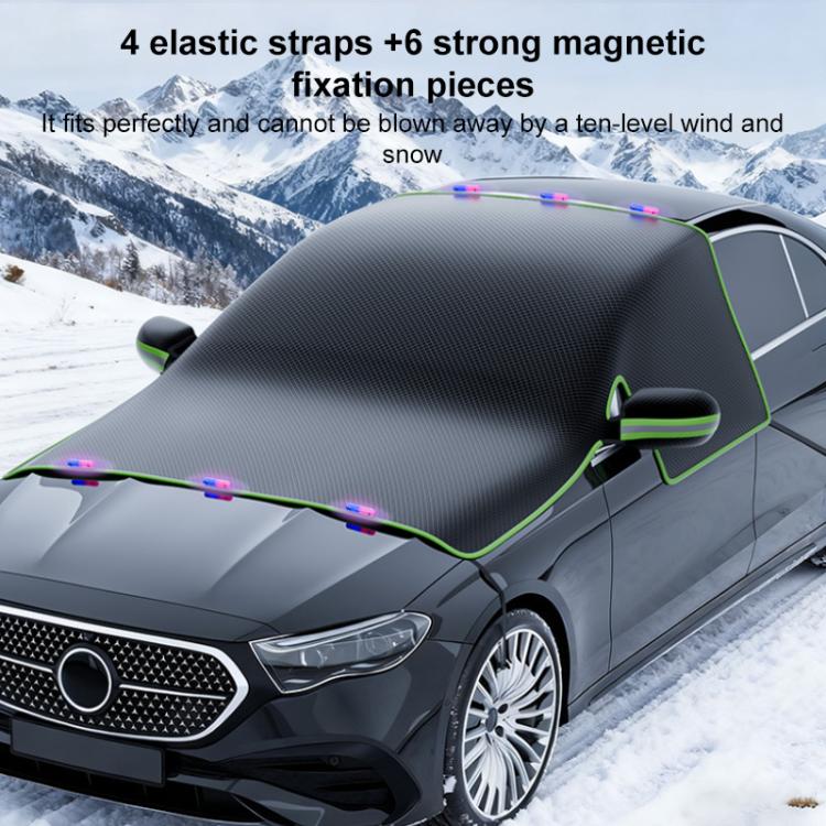 SUITU ST-3960 Copertura magnetica universale per parabrezza anteriore in tessuto Oxford, protezione da neve e sole.