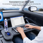 SUITU ST-2004 Tavolino da pranzo universale multifunzionale pieghevole in tre parti per auto