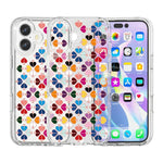 Cover per telefono con motivo a cuori rossi e cristalli scintillanti, For iPhone 17, For iPhone Air, For iPhone 16 Pro Max, For iPhone 16 Pro
