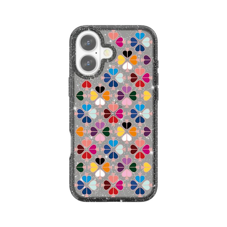 Cover per telefono con motivo a cuori rossi e cristalli scintillanti, For iPhone 16 Plus, For iPhone 16, For iPhone 15 Pro Max, For iPhone 15 Pro
