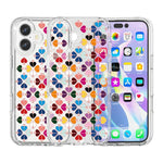 Cover per telefono con motivo a cuori rossi e cristalli scintillanti, For iPhone 16 Plus, For iPhone 16, For iPhone 15 Pro Max, For iPhone 15 Pro