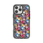 Cover per telefono con motivo a cuori rossi e cristalli scintillanti, For iPhone 17, For iPhone Air, For iPhone 16 Pro Max, For iPhone 16 Pro