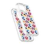 Cover per telefono con motivo a cuori rossi e cristalli scintillanti, For iPhone 15 Plus, For iPhone 15, For iPhone 14 Plus, For iPhone 14