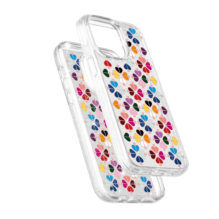 Cover per telefono con motivo a cuori rossi e cristalli scintillanti, For iPhone 15 Plus, For iPhone 15, For iPhone 14 Plus, For iPhone 14