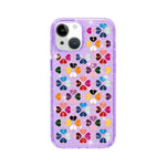 Cover per telefono con motivo a cuori rossi e cristalli scintillanti, For iPhone 15 Plus, For iPhone 15, For iPhone 14 Plus, For iPhone 14