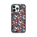 Cover per telefono con motivo a cuori rossi e cristalli scintillanti, For iPhone 14 Pro, For iPhone 14 Pro Max, For iPhone 13 Pro Max, For iPhone 13 Pro
