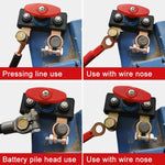 Interruttore di disconnessione batteria multifunzionale per auto, 12V-24V, in rame puro., 12V-24V
