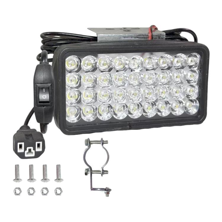 Faro LED ad alta intensità per moto, alimentazione DC 12-85V, Ultra-bright 15 LEDs + Screw, 15 LEDs + Screw + Switch + Clamp + 2.5m Plug, Ultra-bright 30 LEDs + Screw, 30 LEDs + Screw + Switch + Clamp + 2.5m Plug, Ultra-bright 36 LEDs + Screw          ...
