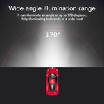 Faro LED ultra luminoso per auto, impermeabile IP68, DC12-80V, 15 LEDs, 45 LEDs