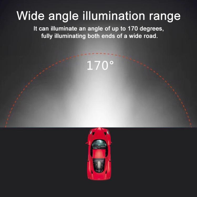 Faro LED ultra luminoso per auto, impermeabile IP68, DC12-80V, 15 LEDs, 45 LEDs
