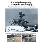 Supporto universale per action camera da manubrio di bicicletta con asta di prolunga, With Rod & Dual-Leg Crab & Dual-Head Crab Clamp, With 2 x  Dual-Head-Crab Clamp, With Rod & Dual-Head-Crab & Single-Crab Clamp
