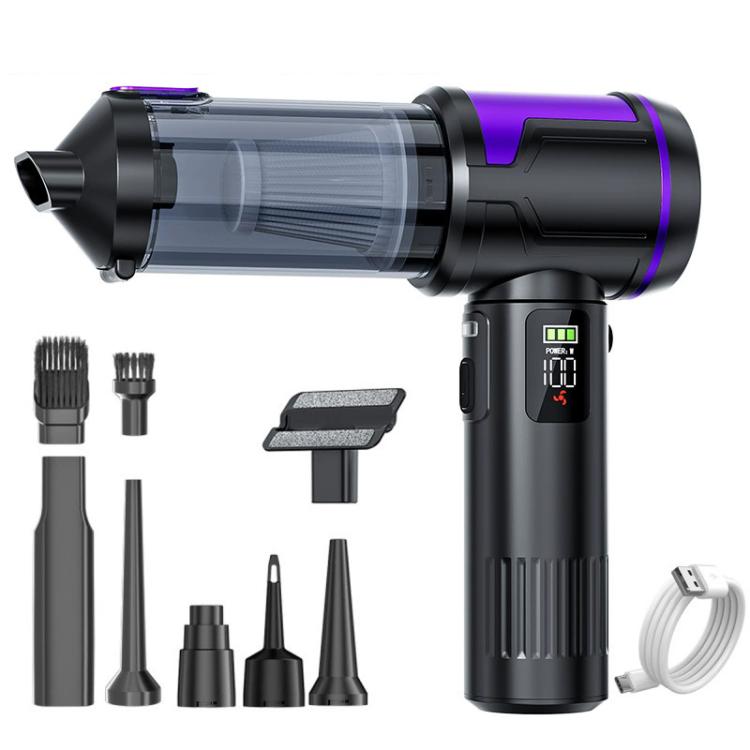 Aspirapolvere portatile con funzione soffiante e aspirazione combinata e display digitale SUITU ST-6708APlus per auto, con motore brushless.