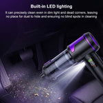 Aspirapolvere portatile con funzione soffiante e aspirazione combinata e display digitale SUITU ST-6708APlus per auto, con motore brushless.