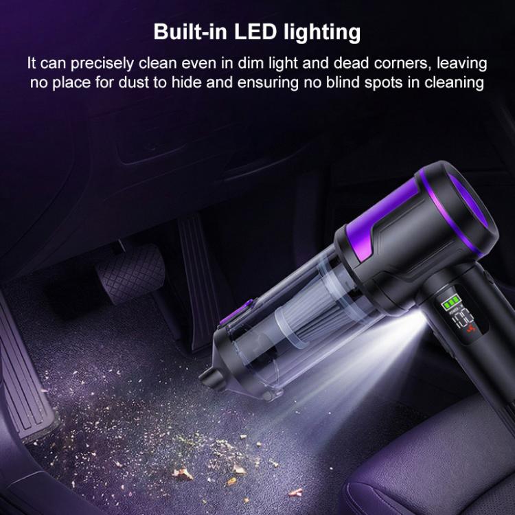Aspirapolvere portatile con funzione soffiante e aspirazione combinata e display digitale SUITU ST-6708APlus per auto, con motore brushless.