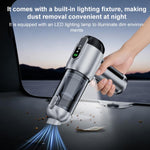 SUITU ST-6707APlus Aspirapolvere portatile con display digitale, funzione soffiante e aspirazione, ricarica USB, ideale per auto.