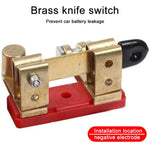 Interruttore di disconnessione batteria per auto, tridimensionale, con terminale negativo, 12V-24V, Negative Switch
