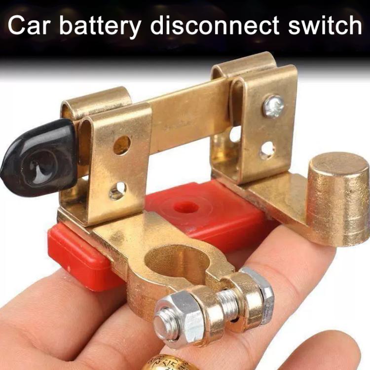 Interruttore di disconnessione batteria per auto, tridimensionale, con terminale negativo, 12V-24V, Negative Switch
