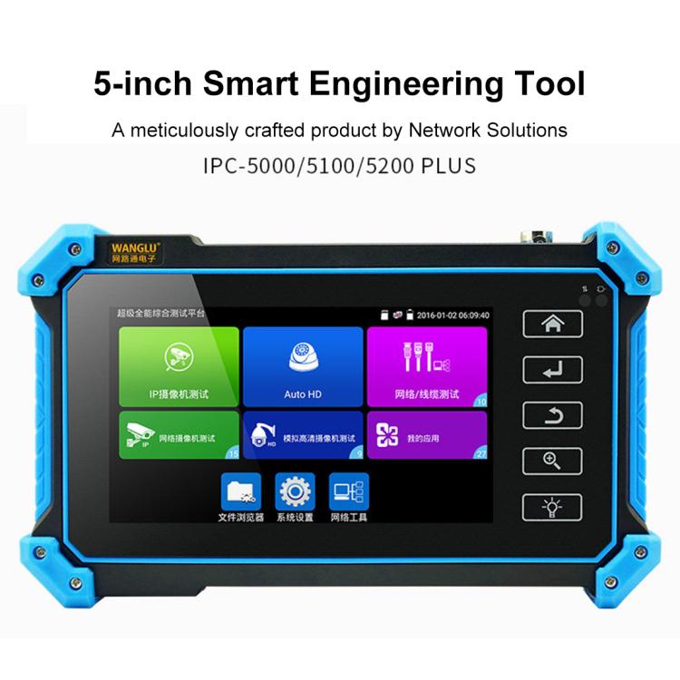 Tester integrato per videosorveglianza SDI coassiale simulato IPC-5200CPlus Network Engineering Treasure, US Plug, EU Plug, UK Plug, AU Plug